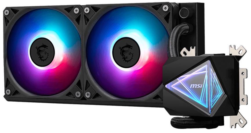 MSI Mag Coreliquid I240 Computer Cooling System Computer Case All-In-One Liquid Cooler 12 Cm Black 1 Pc(S)