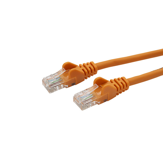 connektgear 15m RJ45 CAT6 UTP Stranded Flush Moulded LS0H Network Cable - 24AWG - Orange