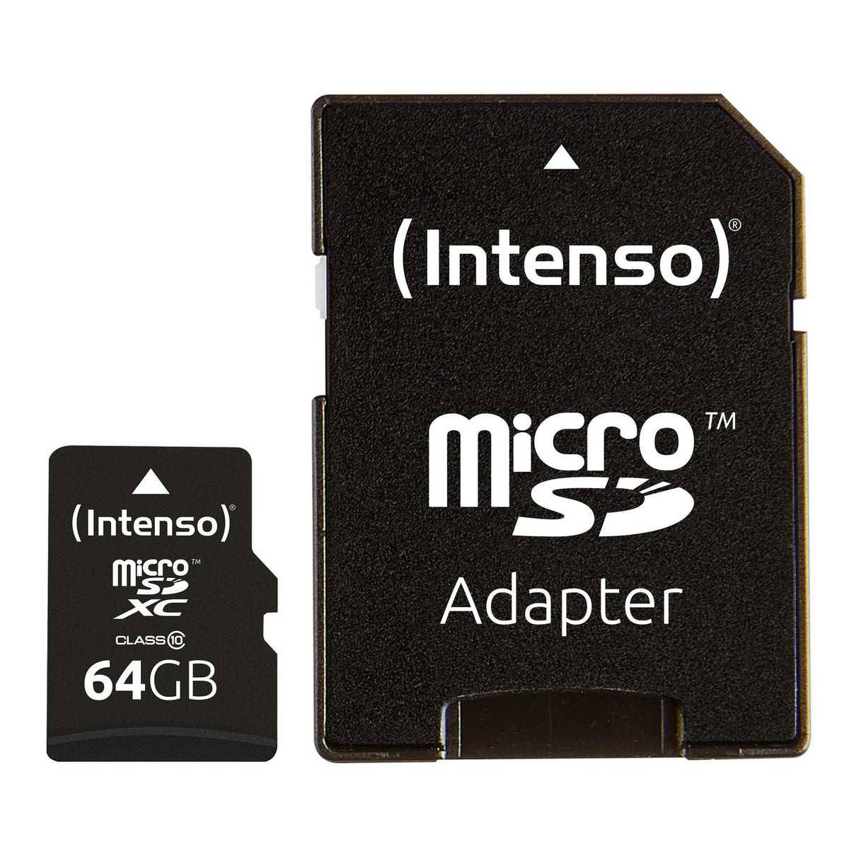 Intenso microSDXC Card 64GB, Class 10 64GB MicroSDHC, 64 GB, MicroSDXC, Class 10, 25 MB/s, Shock resistant, Temperature proof, Waterproof,