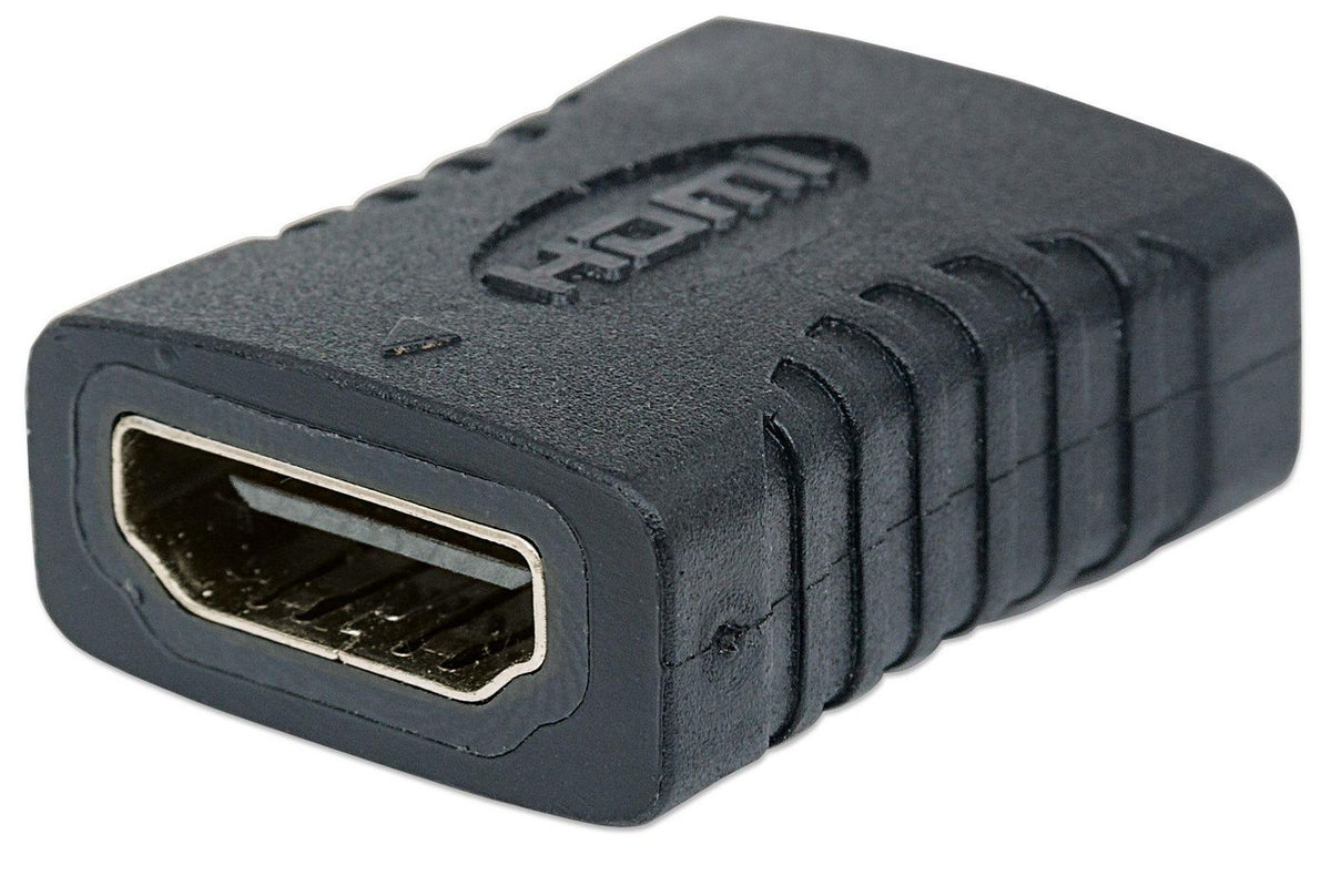 Manhattan Hdmi Coupler, 4K@60Hz (Premium High Speed), Female To Female, Straight Connection, Black, Equivalent To Gchdmiff, Ultra Hd 4K X