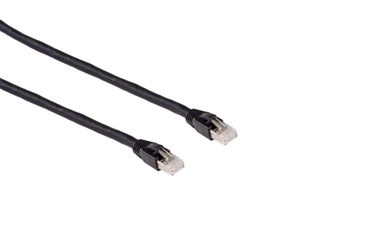 Mercodan PRO HDbaseT 20.0m, KAT7 S/FTP Patch cable,, black, LSZH Halogen-free, AWG23 Solid