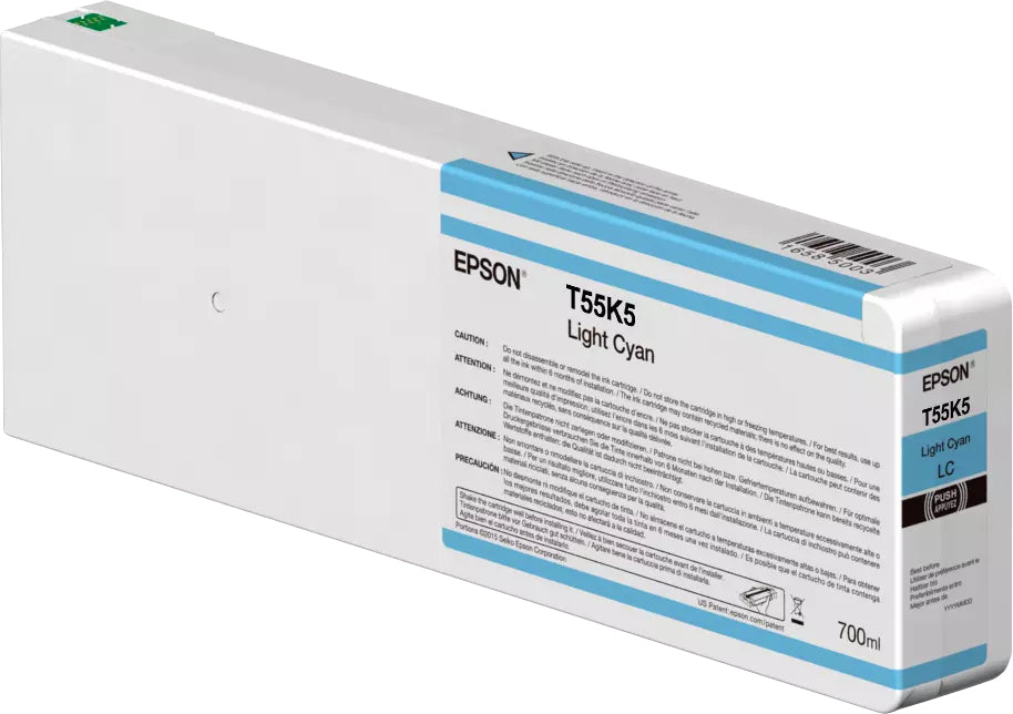 Epson C13T55K500/T55K500 Ink cartridge light cyan 700ml for Epson SC-P 7000/V