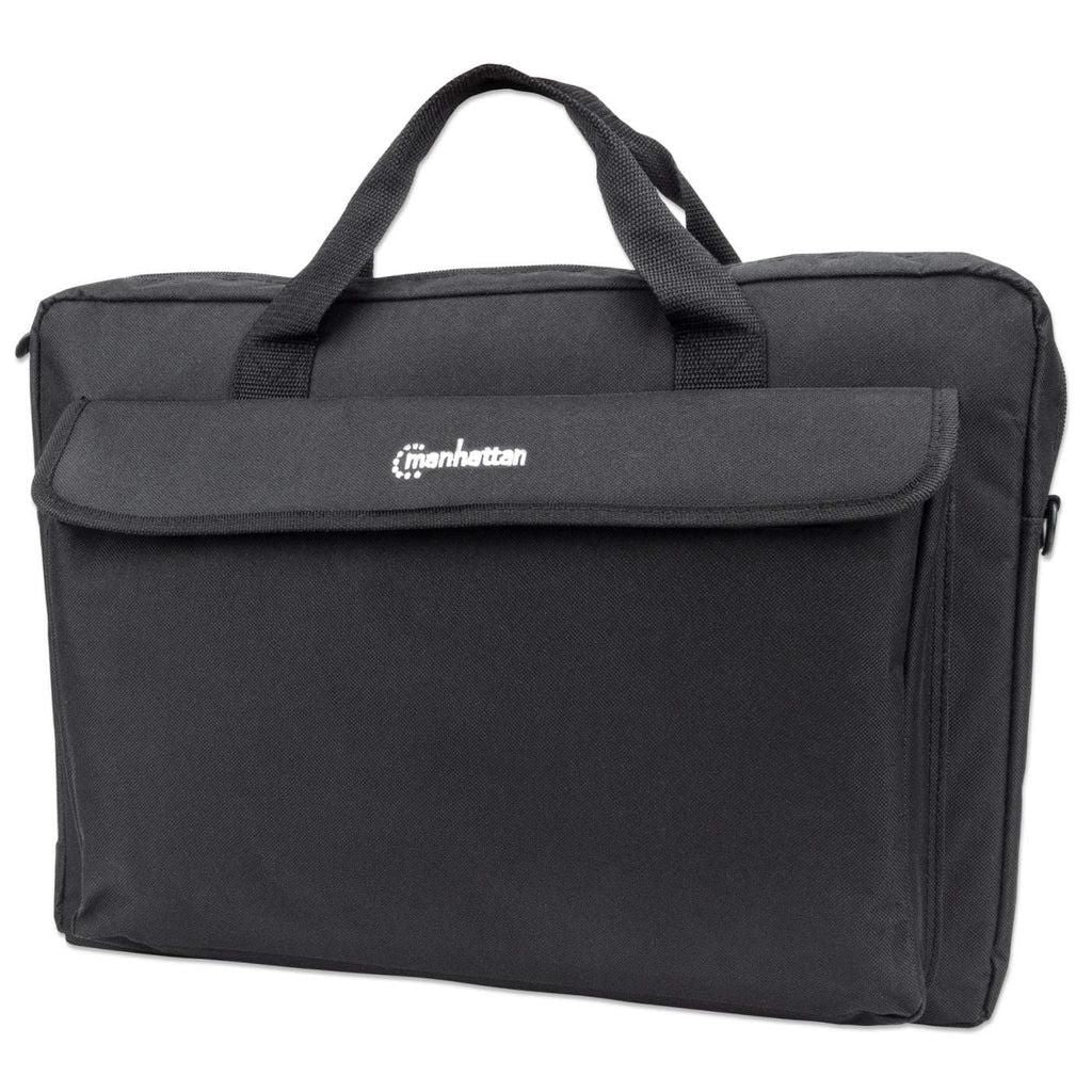 Manhattan London Laptop Bag 17,3" London Laptop Bag 17.3", Top Loader, Shoulder Strap, Black, Messenger case, 43.9 cm (17.3"), Shoulder strap,