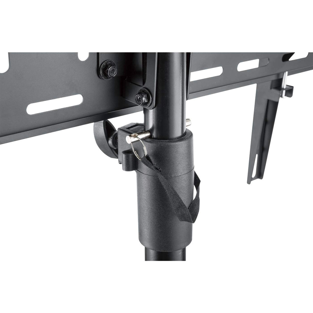 Manhattan Tripod Floor Mount for TV & Monitors, Stand Assembly, For screens: 37" to 65", VESA compatibility: all between 200x200 to 600x400mm - check the dimensions of the four mounting holes on back of screen to ensure it fits, Max 35kg, Black, LFD, Brac