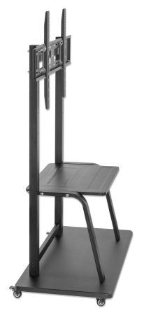 Manhattan Trolley Mount Stand for TV & Monitors, For screens 37" to 100", VESA compatibility: all between 200x200 to 800x600mm - check the dimensions of the four mounting holes on back of screen to ensure it fits, Max 150kg, Height-adjustable to four leve
