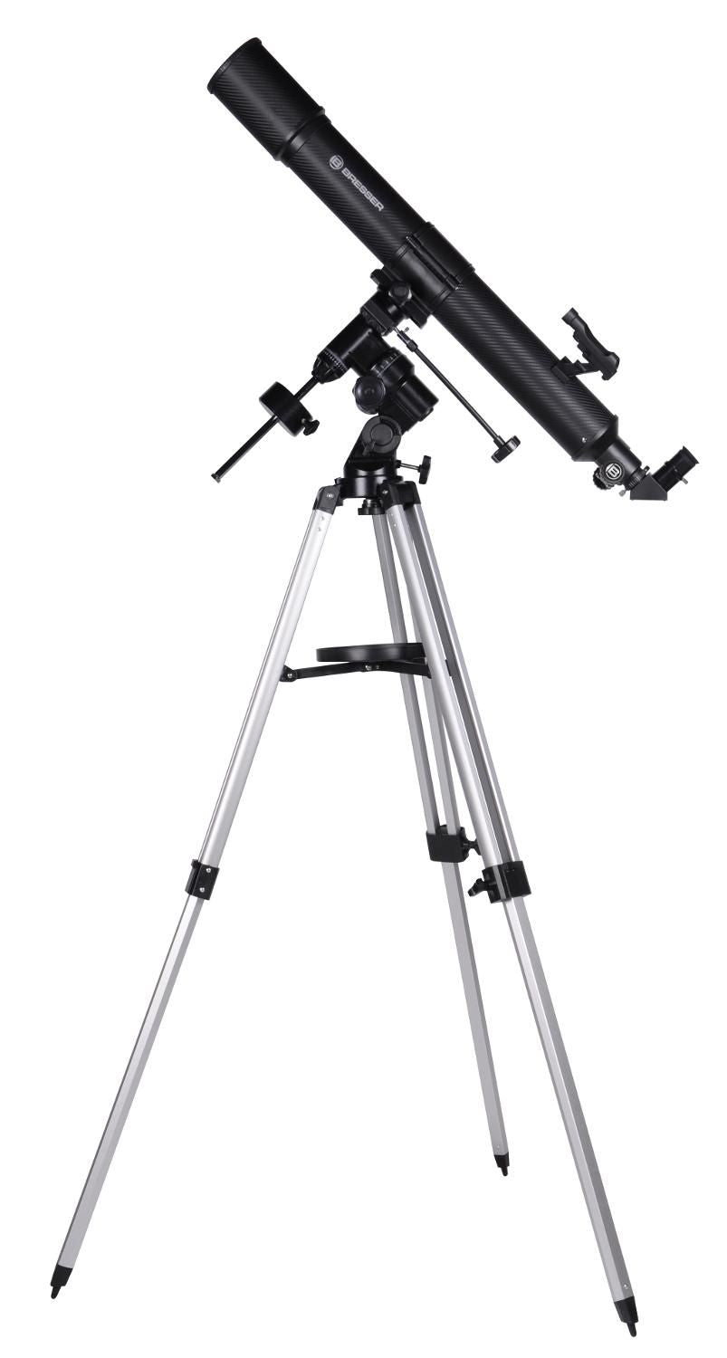 Bresser Quasar EQ 80/900 Refractor Telescope Optics Quasar EQ-Refractor, Aluminum, Aluminum, 90 cm, 7.35 kg