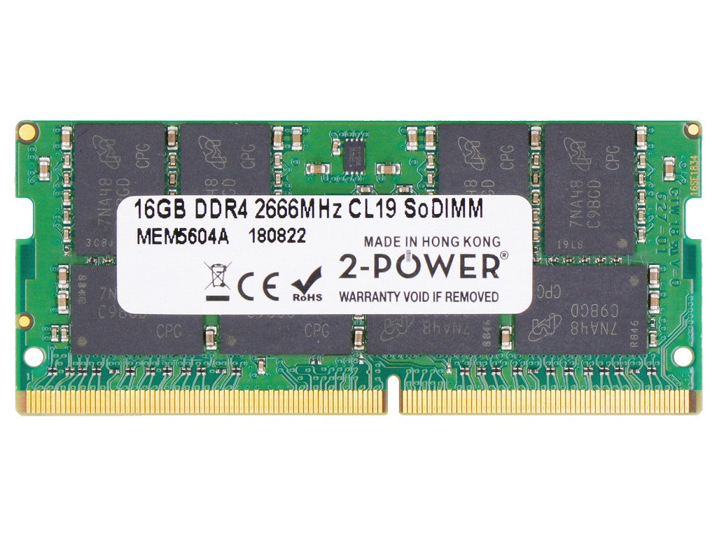 2-Power 2P-KCP426SD8/16 memory module 16 GB 1 x 16 GB DDR4 260-pin SO-DIMM