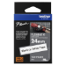 Brother TZE-FX251 DirectLabel black on white Laminat 24mm x 8m for Brother P-Touch TZ 3.5-24mm/HSE/36mm/6-24mm/6-36mm