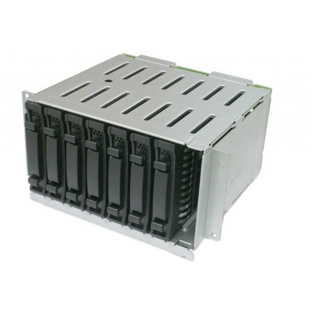 Lenovo ThinkSystem 2U SAS/SATA Kit 4XH7A60930, HDD enclosure, 2.5", SAS, Serial ATA, Rack mounting, Black, Silver