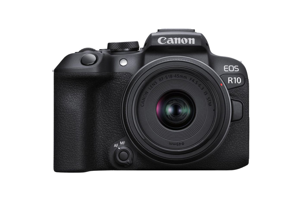 Canon Eos R10 + Rf-S 18-45Mm F4.5-6.3 Is Stm Milc 24.2 Mp Cmos 6000 X 4000 Pixels Black