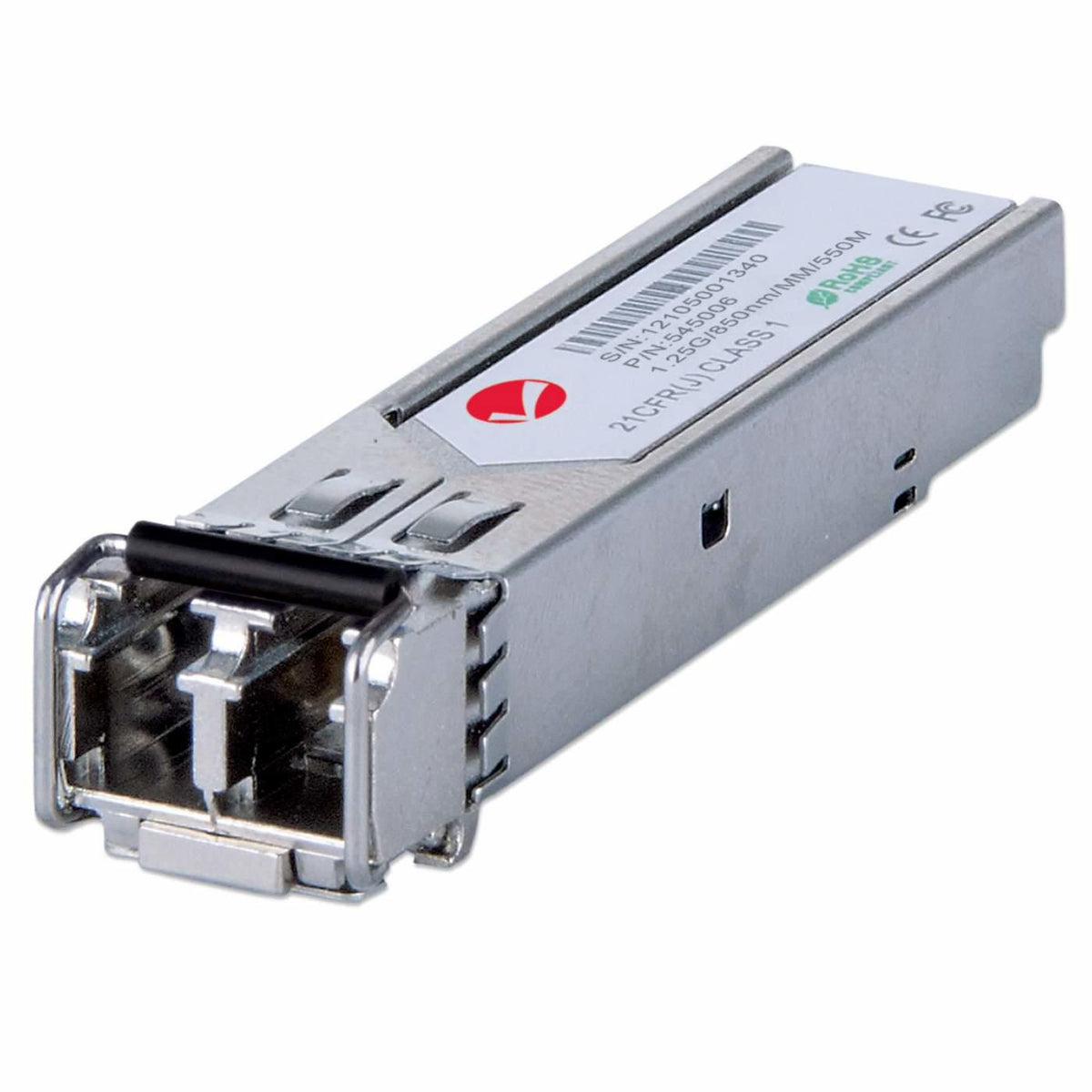 Intellinet Transceiver Module Optical, Gigabit Ethernet Sfp Mini-Gbic, 1000Base-Sx (Lc) Multi-Mode Port, 550M,Msa Compliant, Equivalent To