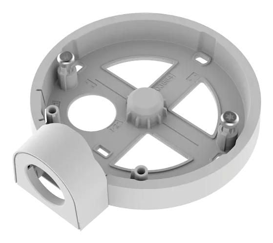 Axis T94B01P CONDUIT BACK BOX T94B01P Conduit Back Box, Mount, White, AXIS Companion Dome V AXIS M3044-V AXIS M3045-V AXIS M3046-V