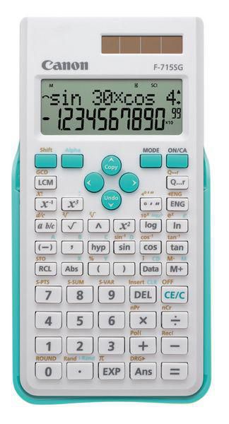 Canon F-715SG F-715SG, Desktop, Scientific, 16 digits, 2 lines, Battery/Solar, Blue,White