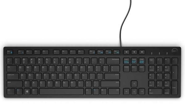 Dell KB216 keyboard USB AZERTY French Black KB216, Full-size (100%), Wired, USB, AZERTY, Black