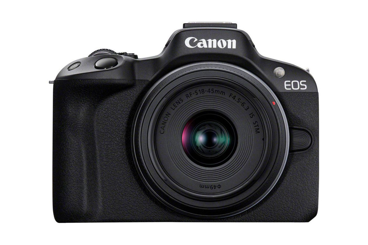 Canon Eos R50, Black + Rf-S 18-45 Is Stm + Rf-S 55-210Mm F5-7.1 Is Stm Kit Milc 24.2 Mp Cmos 6000 X 4000 Pixels