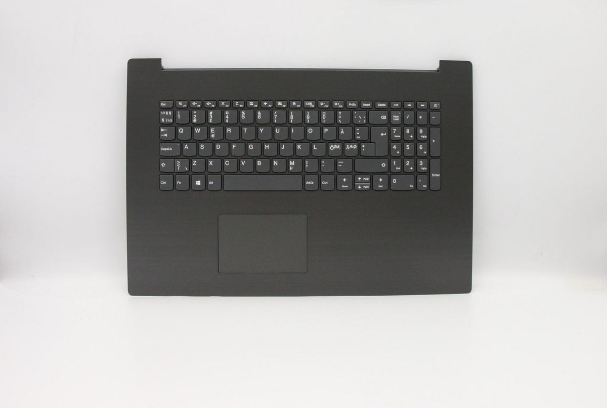Lenovo UpperCaseASM W/KB NFP L81DK IRON GREY NORDIC KB W/TOUCH PAD+TP FFC+KB BRACKET W/MYLAR+SPEAKER+HDD FFC