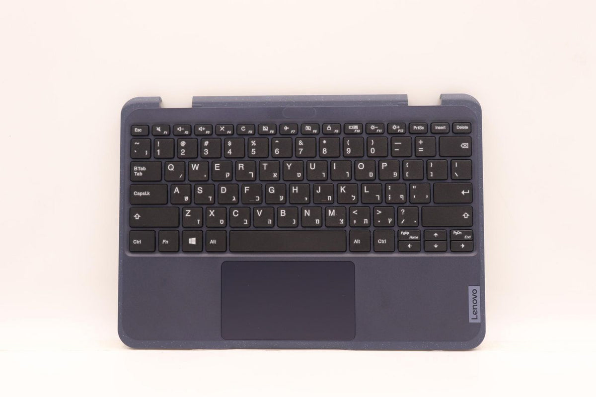 Lenovo Tissot AMD 1.0 Windows FRU MECH_ASM ASM Keyboard Hebrew with C-cover, Click pad, Black, for No WWAN, No WLAN Antenna Chicony Hebr