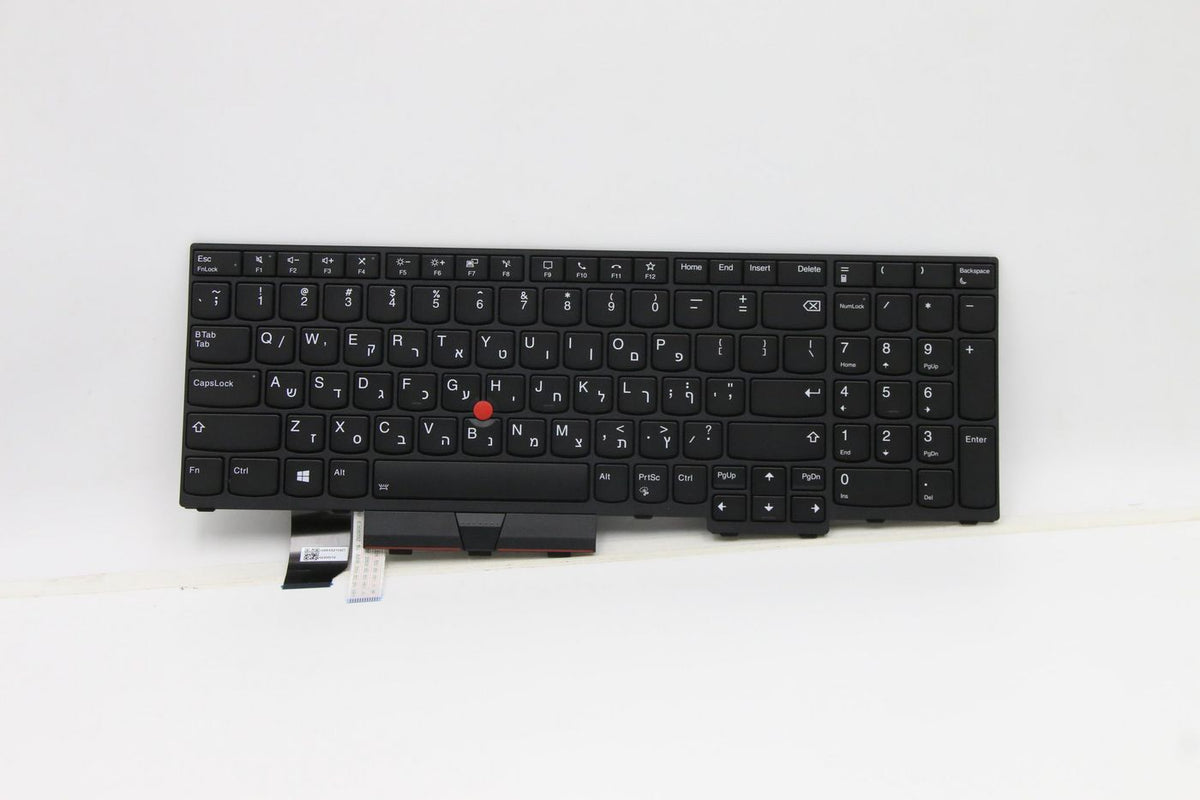 Lenovo FRU Thor Keyboard Num BL (Transimage) Hebrew 5N20W68266, Keyboard, Hebrew, Lenovo, ThinkPad L15 (20U7, 20U8)