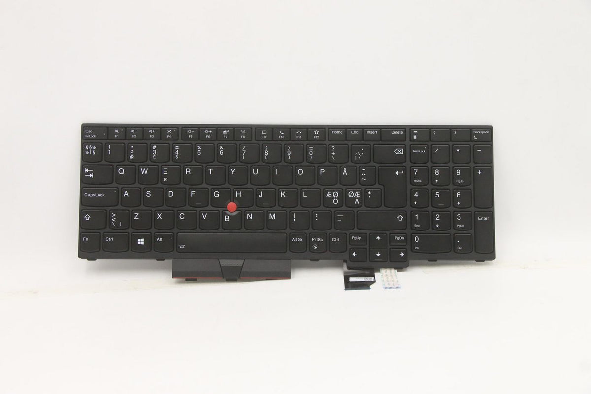 Lenovo FRU CS20 P Keyboard Num BL (Transimage) Nordic 5N20Z74856, Keyboard, Nordic, Lenovo, ThinkPad P15 Gen 1 (20ST, 20SU)