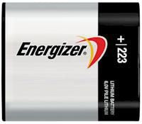 Energizer LITHIUM PHOTO 223 1PK EL223, Single-use battery, Lithium, 6 V, 1500 mAh, Black, Silver, 34 mm