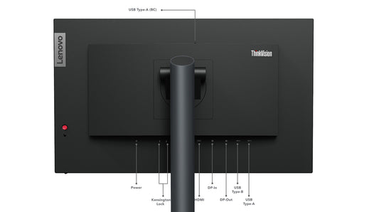 Lenovo ThinkVision P24q-30 computer monitor 60.5 cm (23.8") 2560 x 1440 pixels Quad HD LED Black