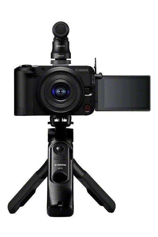 Canon Eos R50 V + Rf-S 14-30Mm F4-6.3 Is Stm Pz Creator Kit Milc 24.2 Mp Cmos 6000 X 4000 Pixels Black