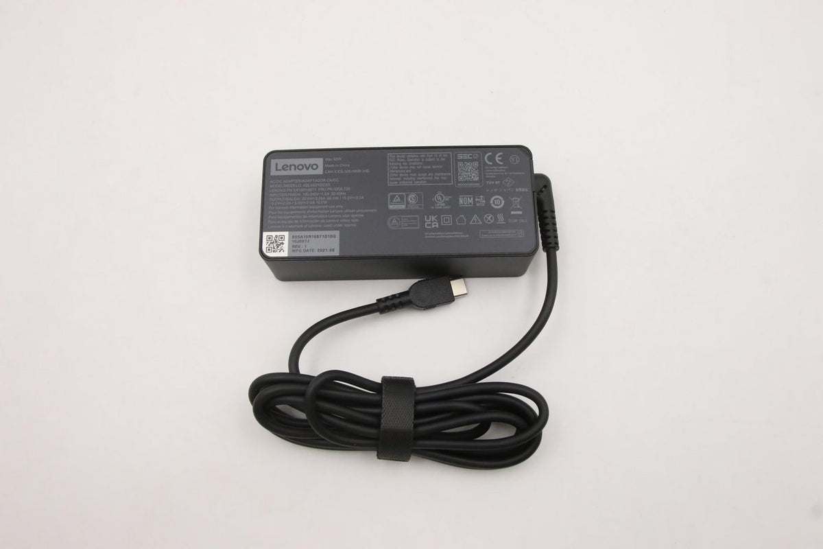 Lenovo 02DL125 65W USB-C AC Adapter with UK Plug