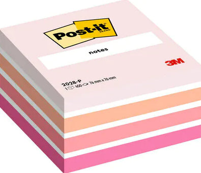 Post-It 2028-P note paper Square Orange, Pink, White 450 sheets Self-adhesive