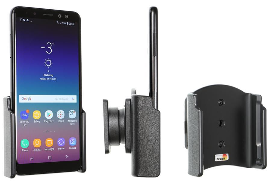 Brodit Passive holder with tilt swivel 711035, Mobile phone/Smartphone, Passive holder, Car, Black