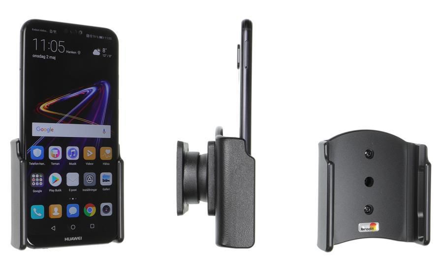 Brodit Passive holder with tilt swivel 711054, Mobile phone/Smartphone, Passive holder, Car, Black