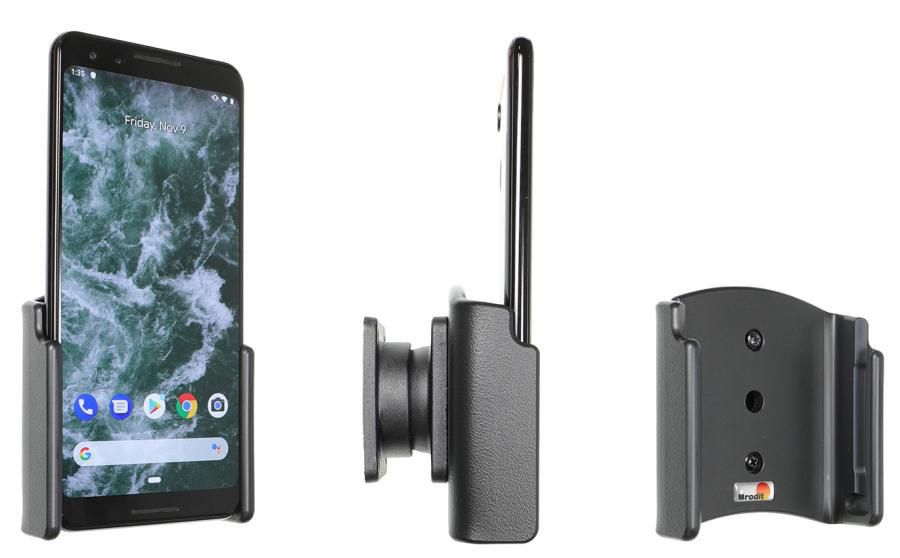 Brodit Passive holder with tilt swivel 711088, Mobile phone/Smartphone, Passive holder, Car, Black