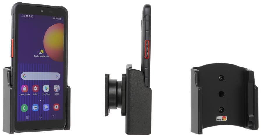 Brodit Passive holder with tilt swivel 711242, Mobile phone/Smartphone, Passive holder, Car, Black
