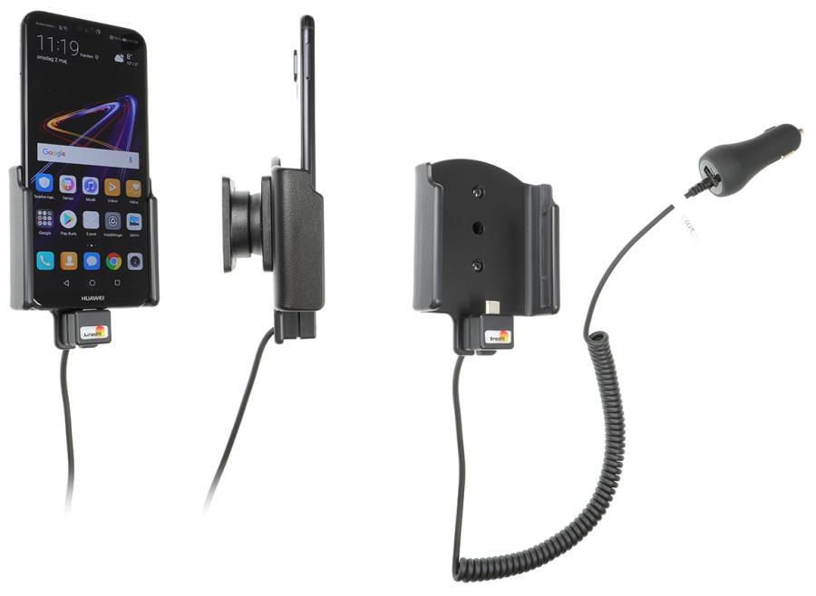 Brodit Active holder with cig-plug With tilt swivel. 2A charging. With USB A outlet in the cig-plug, 1A cha 712054, Mobile