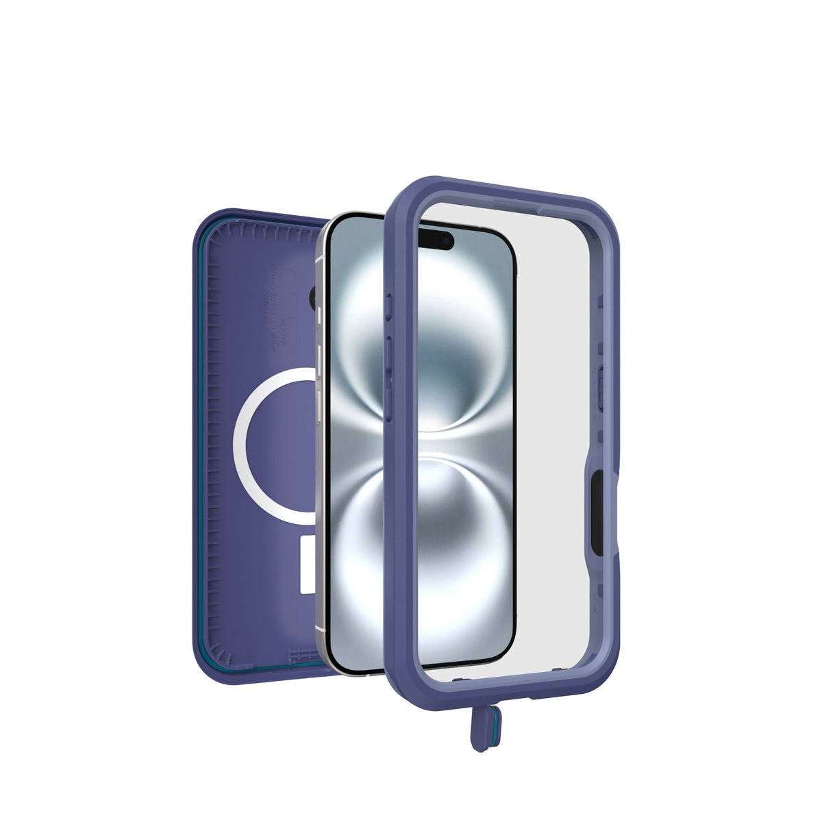 OtterBox Frē Series for MagSafe for Apple iPhone 16, Denver Dusk Purple