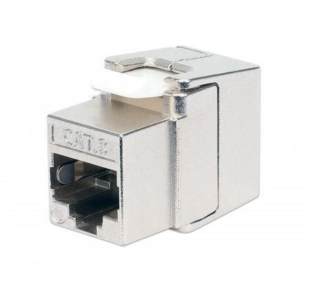 Intellinet Cat8.1 40G Shielded Toolless Keystone Jack, For Easy And Quick Snap-In Deployment, Ideal For Data Centers, Stp, For Solid & Stranded