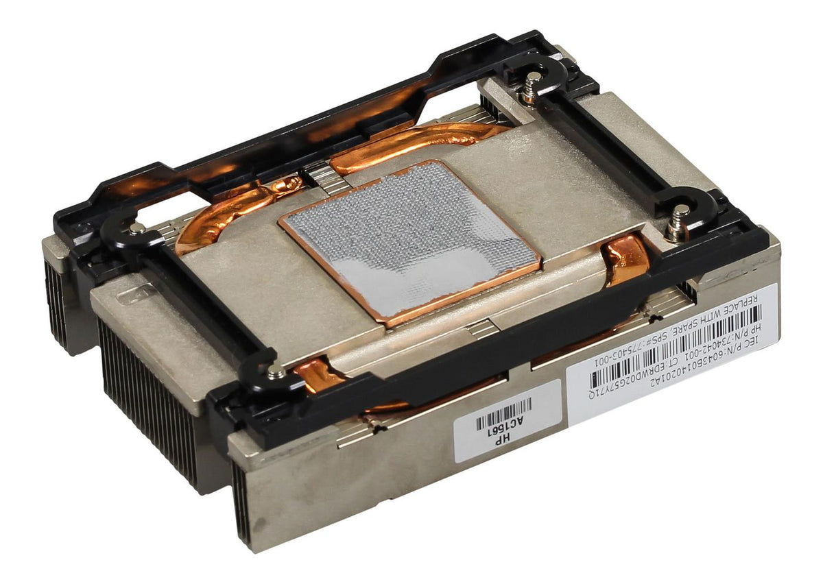 Hewlett Packard Enterprise Standard efficiency screw-down 775403-001, Processor, Heatsink, LGA 2011-v3 (Socket R), Intel® Xeon®, ProLiant DL360 Gen9