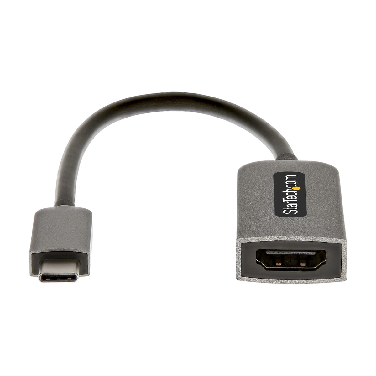 StarTech.com USB-C to HDMI Adapter, 4K 60Hz Video, HDR10, USB-C to HDMI Monitor Dongle, USB4 / Thunderbolt Compatible