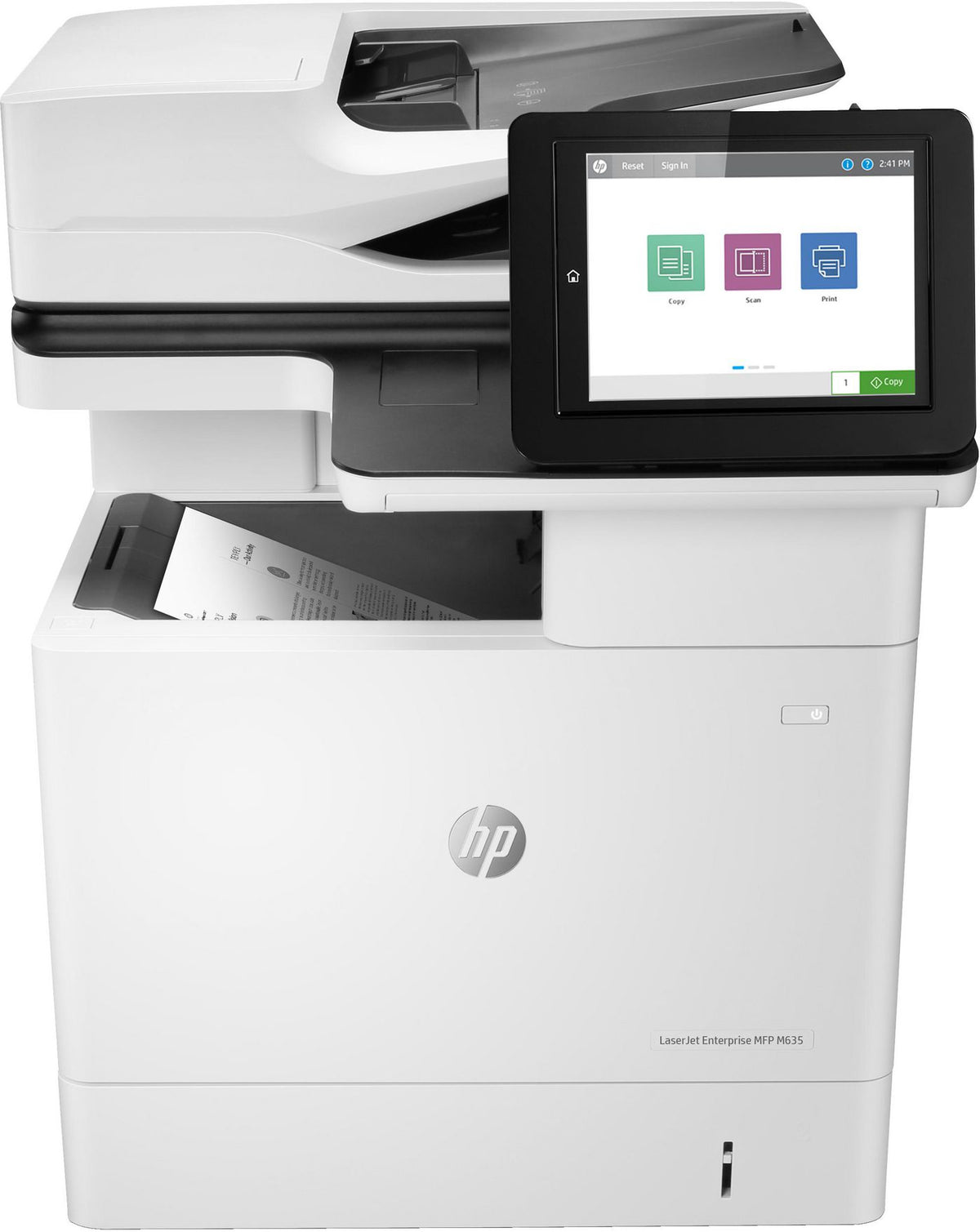 HP LASERJET ENT MFP M635H LaserJet Enterprise M635h, Laser, Mono printing, 1200 x 1200 DPI, Mono copying, A4, Black, White