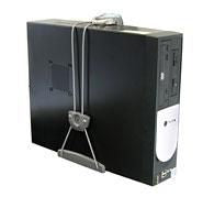 Ergotron Universal CPU Holder Universal CPU Holder, Desk-mounted CPU holder, 22.7 kg, Grey, 45.7 cm, 21.6 cm, 178 x 127 x 95 mm