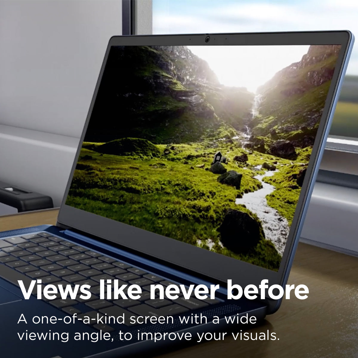 Lenovo IdeaPad Slim 3 Chrome 14M868 MediaTek Kompanio 520 Chromebook 35.6 cm (14") Full HD 4 GB LPDDR4x-SDRAM 128 GB eMMC Wi-Fi 6 (802.11ax) ChromeOS UK English Blue