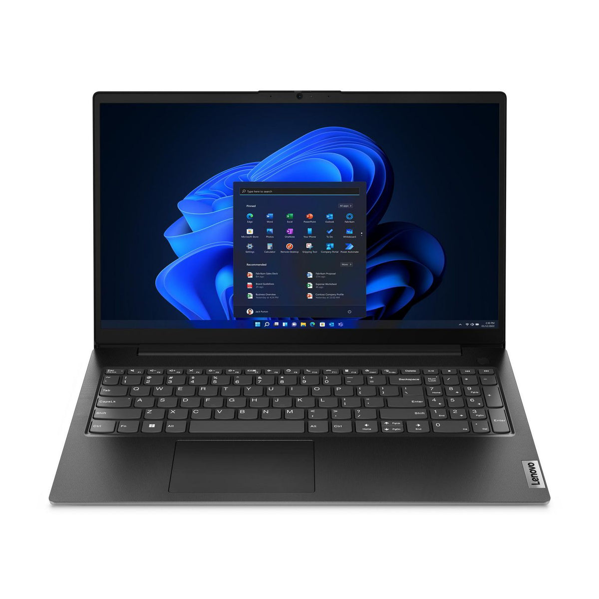 Lenovo V15 G4 Amn Amd RyzenT 5 7520U Laptop 39.6 Cm (15.6") Full Hd 8 Gb Lpddr5-Sdram 256 Gb Ssd Wi-Fi 5 (802.11Ac) Windows 11 Pro German Black