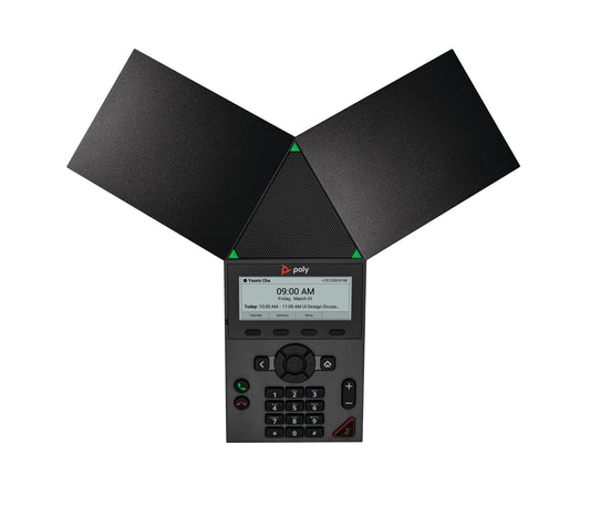 HP Poly Trio 8300 IP Conference Phone and PoE-enabled No Radio
