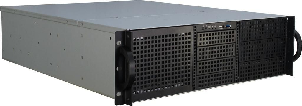 Inter-Tech 3U-30240 Rack Black - Motherboard Mini ITX, mATX, Flex-ATX, µATX*, ATX* maximal motherboard size WxD: 305mm x 191mm, 12" x 7.5"