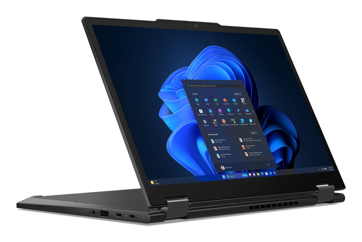 Lenovo ThinkPad X13 2-in-1 Gen 5 Intel Core Ultra 5 135U Hybrid (2-in-1) 33.8 cm (13.3") Touchscreen WUXGA 16 GB LPDDR5x-SDRAM 256 GB SSD Wi-Fi 6E (802.11ax) Windows 11 Pro UK English Black + Stylus pen
