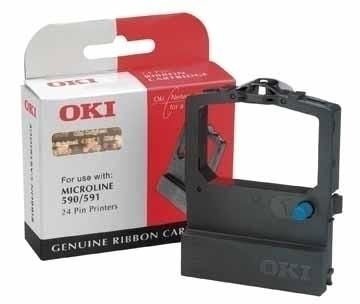 OKI Ribbon Black 9002309, ML380/385/3901/391/3390/3391, Black, Dot Matrix, 24-pin, 2000000 characters,