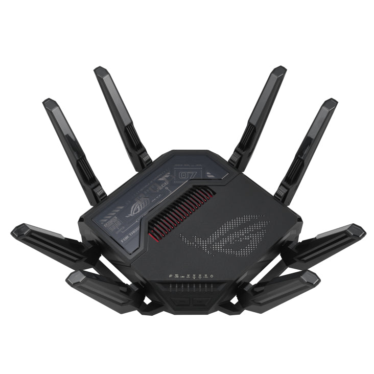 ASUS ROG Rapture GT-BE98 wireless router 10 Gigabit Ethernet Quad-band (2.4 GHz / 5 GHz-1 / 5 GHz-2 / 6 GHz) Black