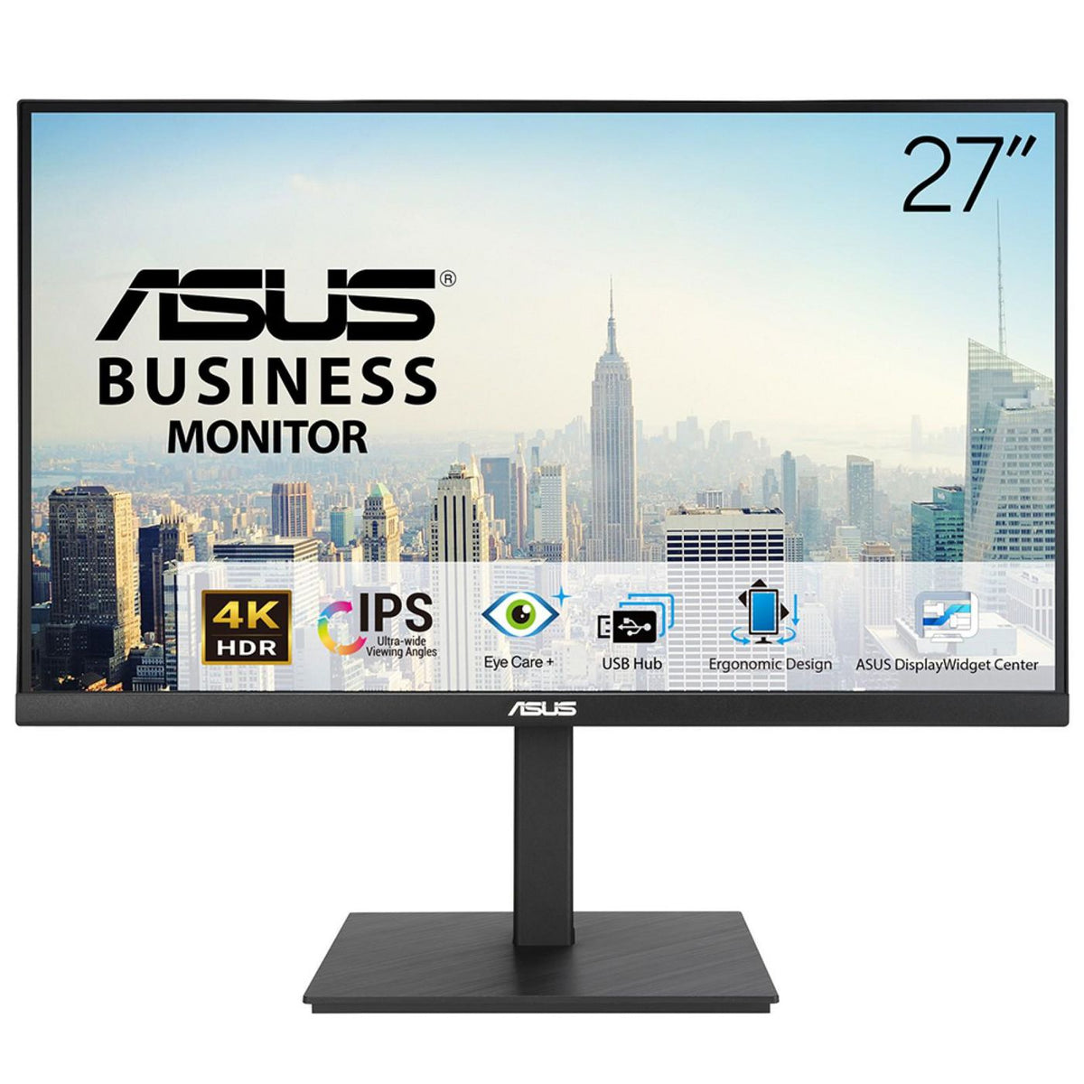 Asus Va27Uqsb Computer Monitor 68.6 Cm (27") 3840 X 2160 Pixels 4K Ultra Hd Lcd Black