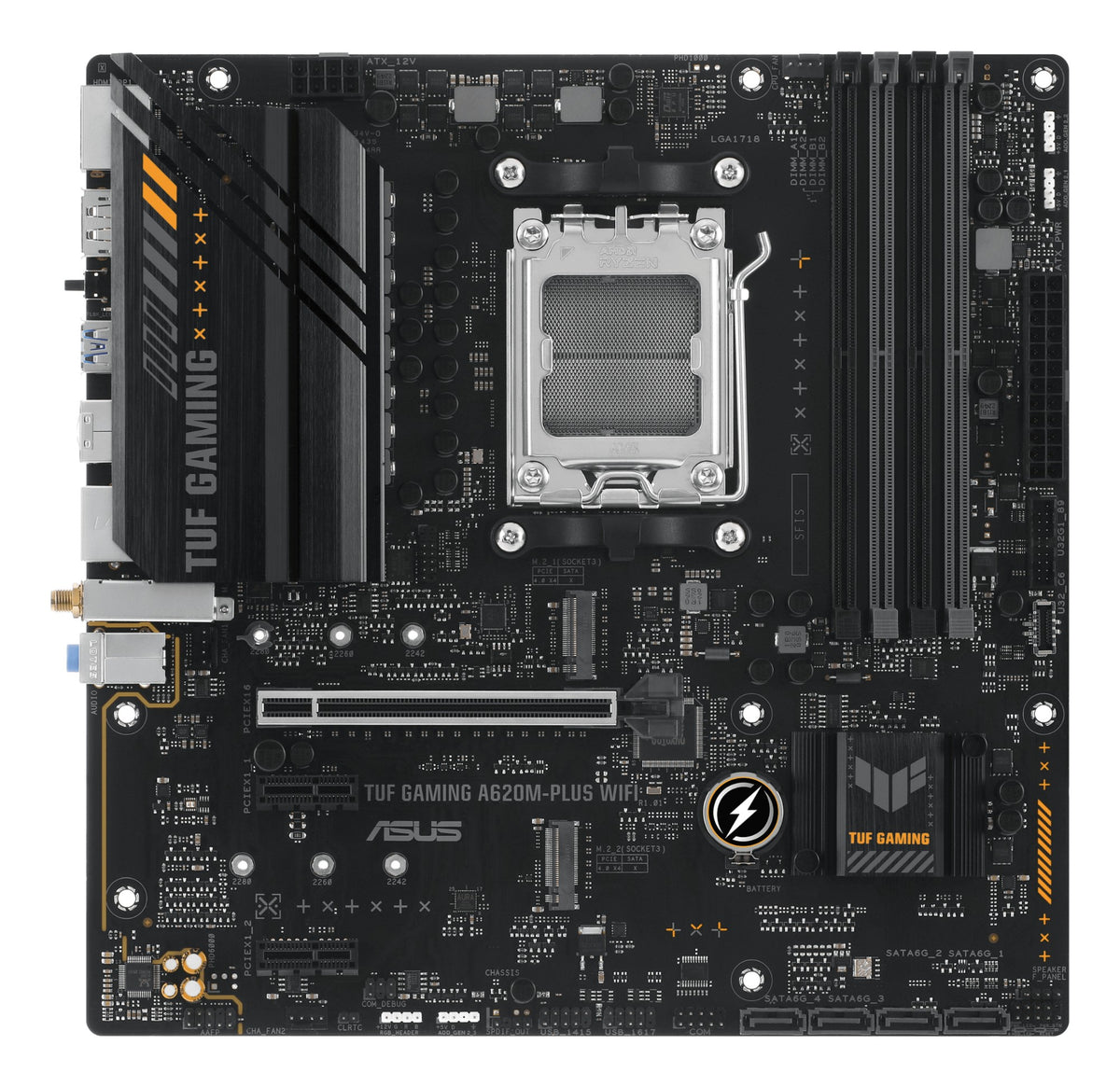 ASUS TUF GAMING A620M-PLUS WIFI AMD A620 Socket AM5 micro ATX