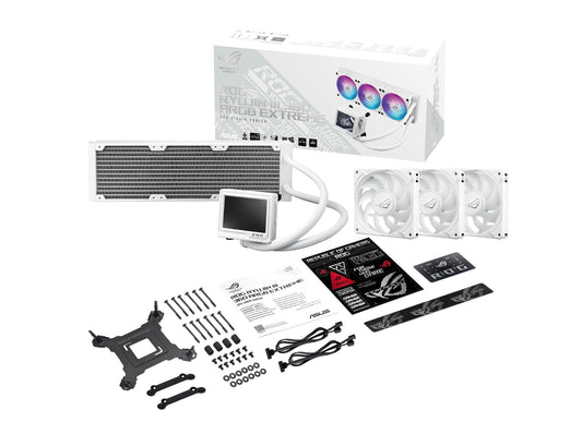 ASUS ROG RYUJIN III 360 ARGB EXTREME WHT Processor All-in-one liquid cooler 12 cm White 1 pc(s)