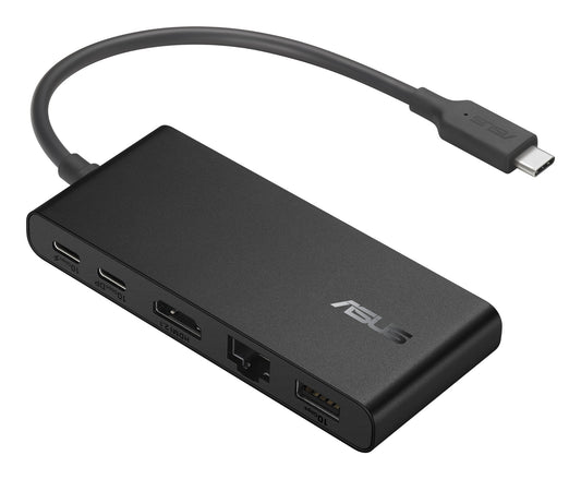 ASUS Dual 4K USB-C Dock DC201 Wired USB 3.2 Gen 2 (3.1 Gen 2) Type-C Black